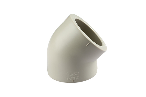 银州PPH45°弯头(DIN)