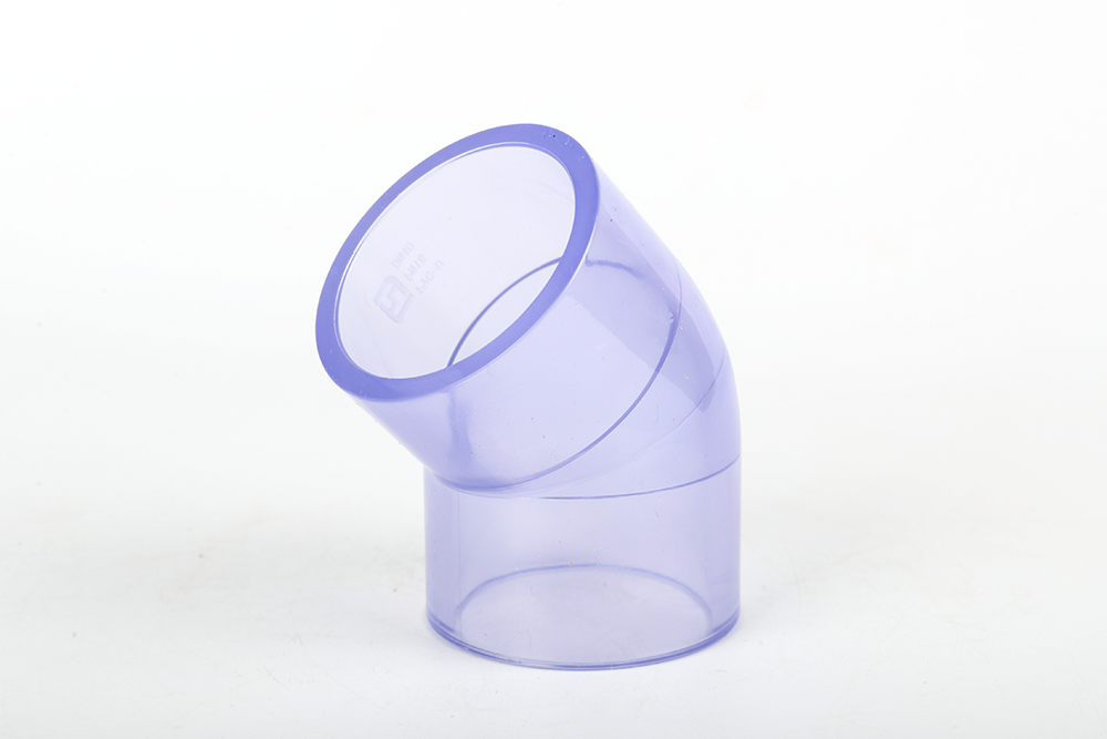 银州透明45° 弯头