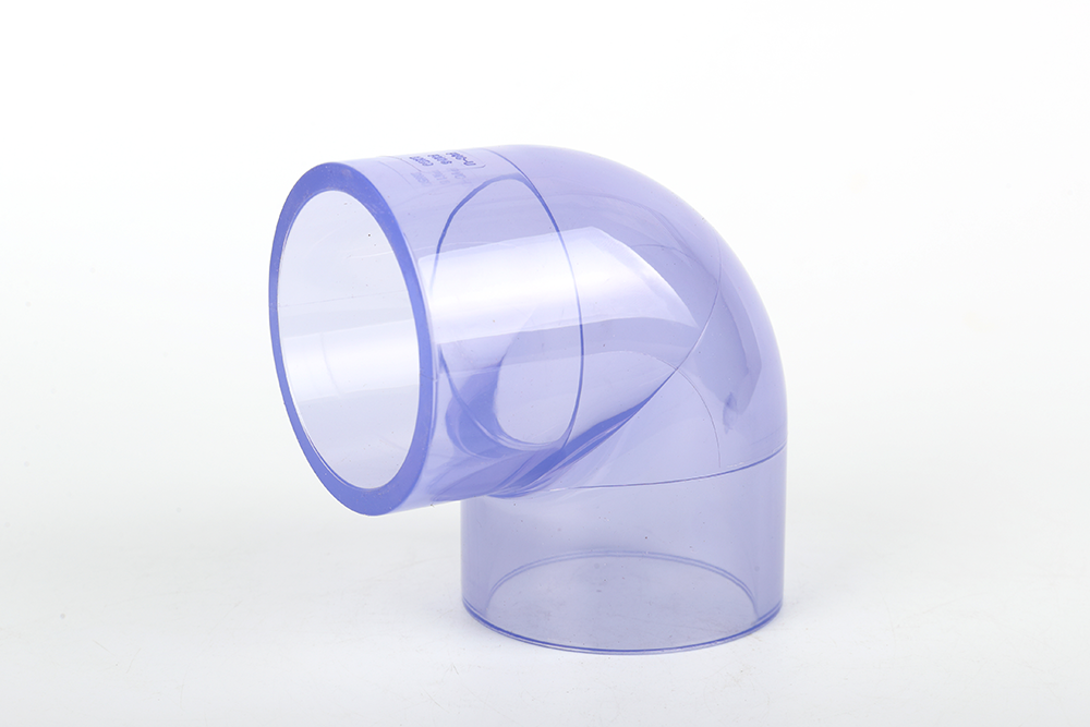 银州透明 90 度弯头