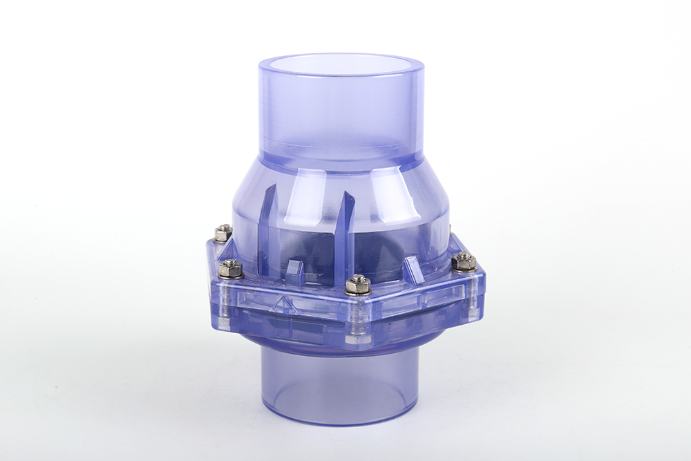 银州透明翻板式止回阀